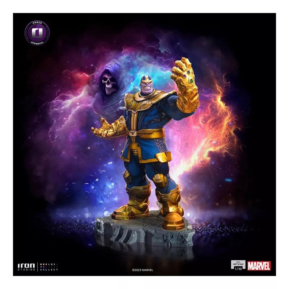 Figura Escala 1/10 Thanos Guantelete Del Infinito 90623