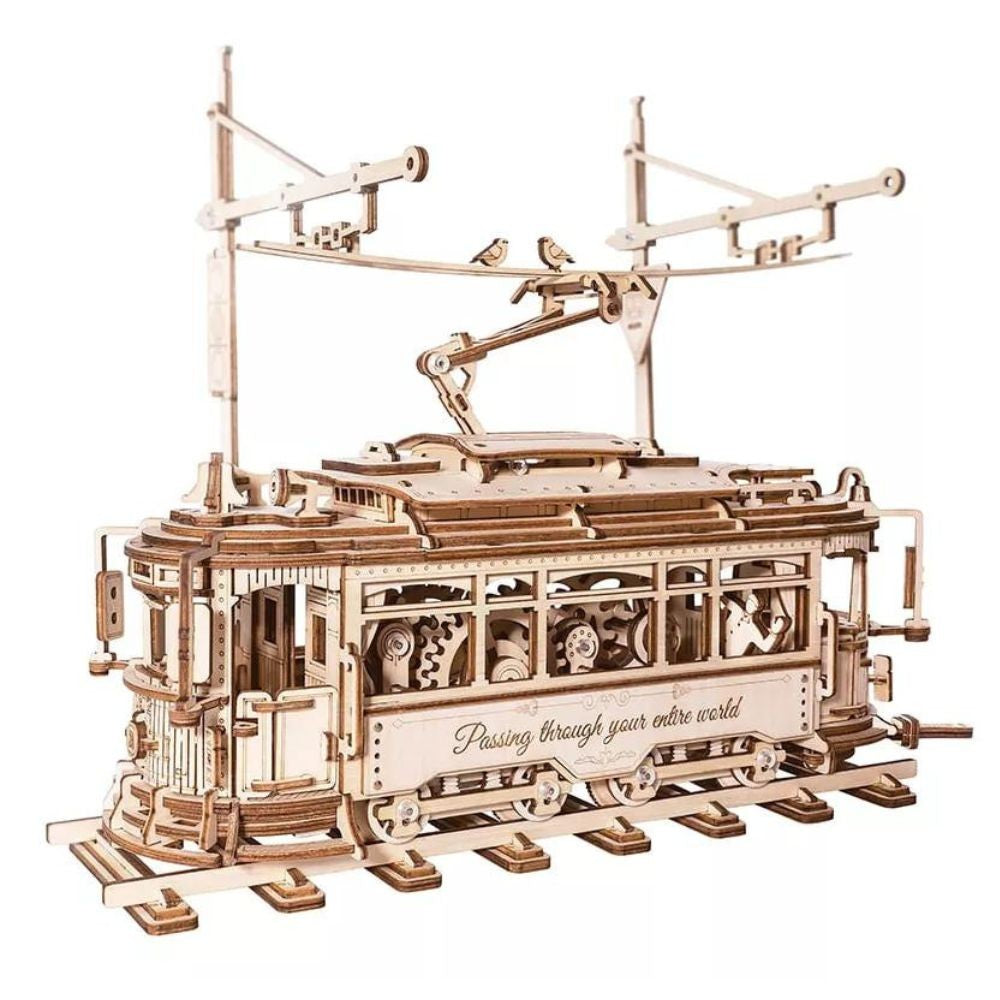 Robotime Puzzle 3d Tranvía Urbano Clásico Lk801 Rokr