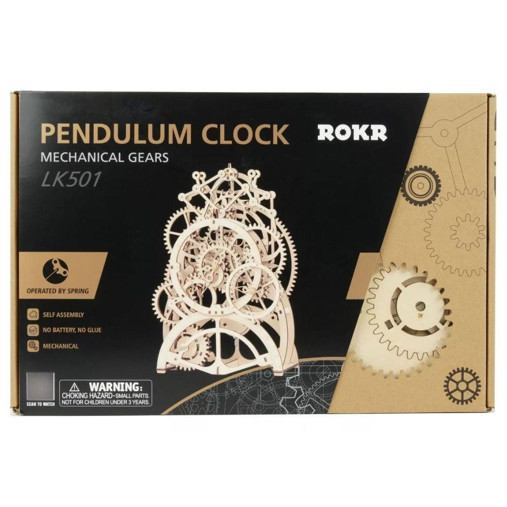Robotime Puzzle 3d Reloj De Péndulo Lk501 Rokr