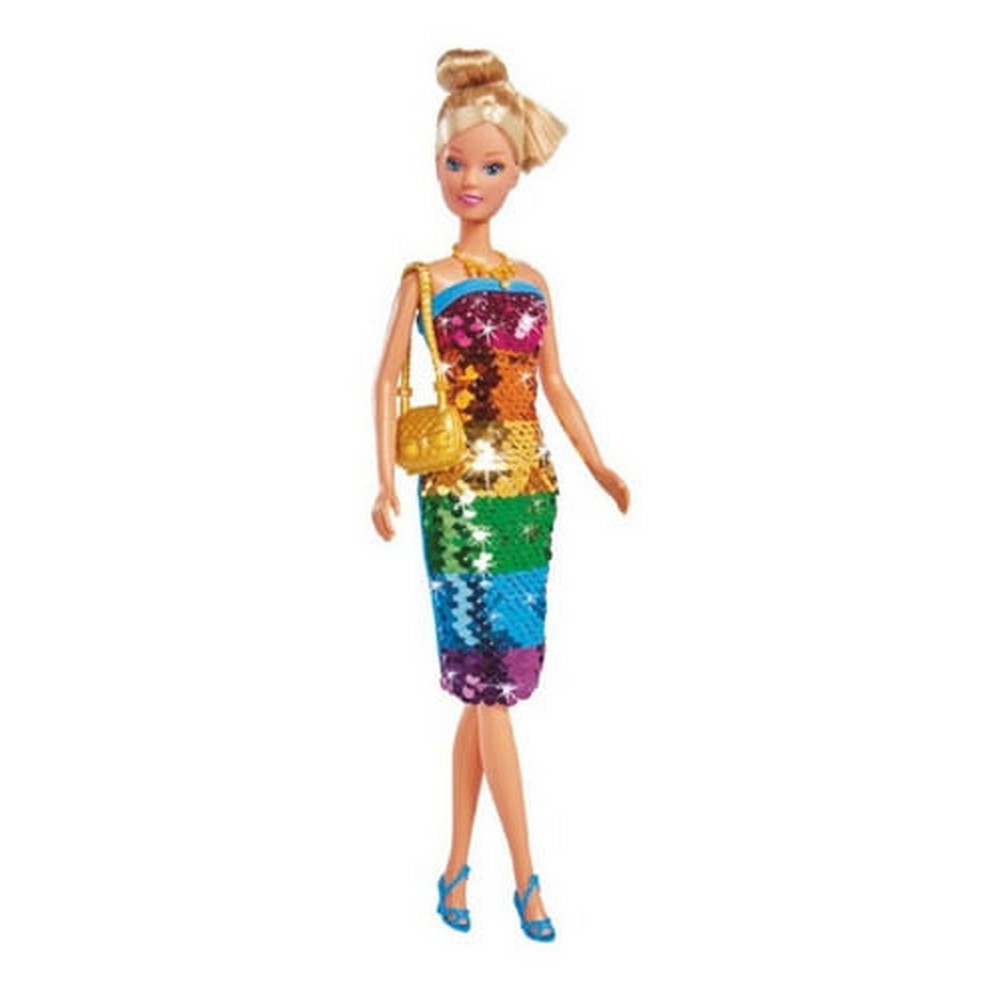 Muñeca Steffi Sl Swap Deluxe Vestido Lentejuelas 105733448
