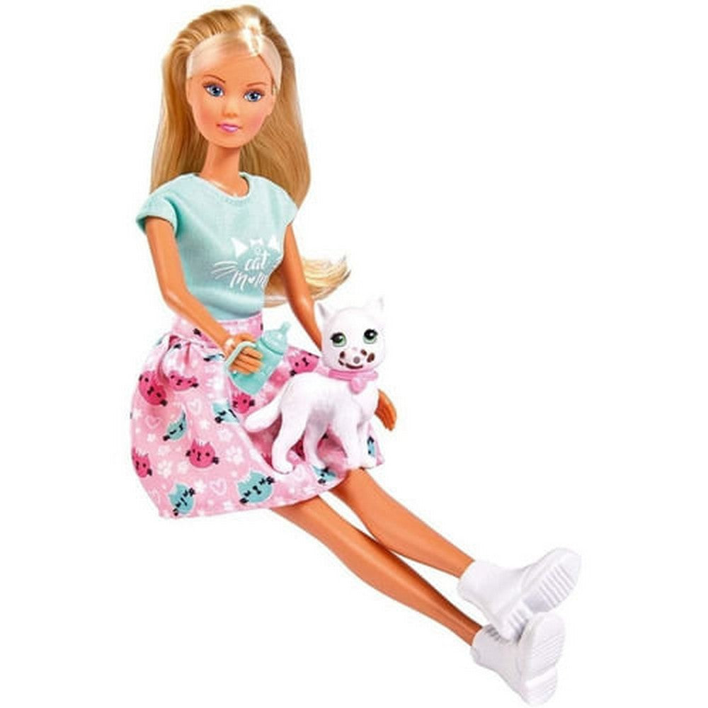 Muñeca Steffi Sl Con Mascota Kitty Love 105733489
