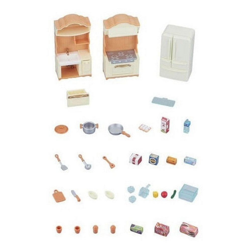 Sylvanian Set De Cocina 37 Piezas 05341sy