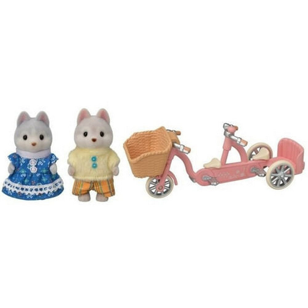 Sylvanian Juego De Ciclismo En Tándem Hermanos Husky 05637sy