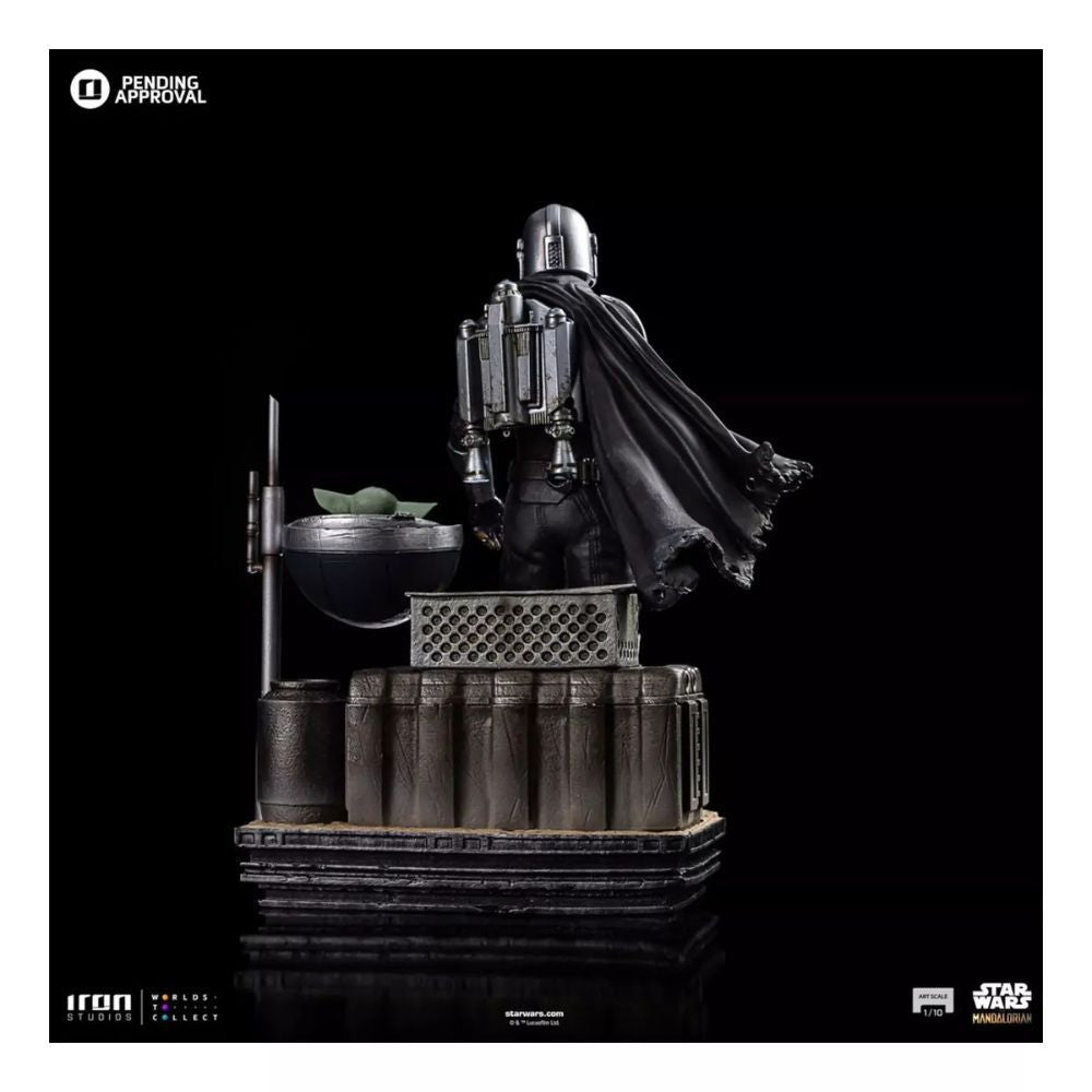 Figura 1/10 Din Djarin And Din Grogu 94923 Iron Studios
