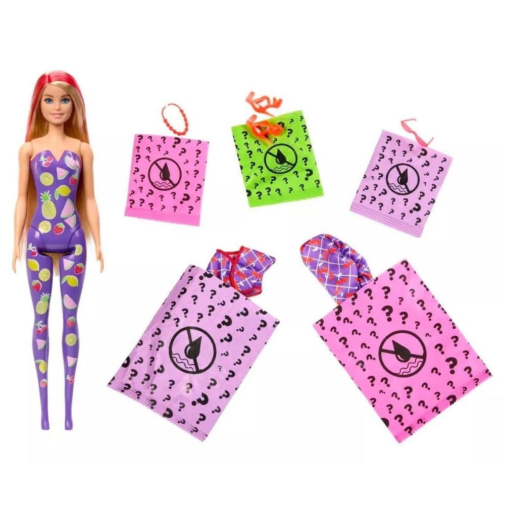 Barbie Muñeca Color Reveal Aroma De Frutas Hlf83 Mattel