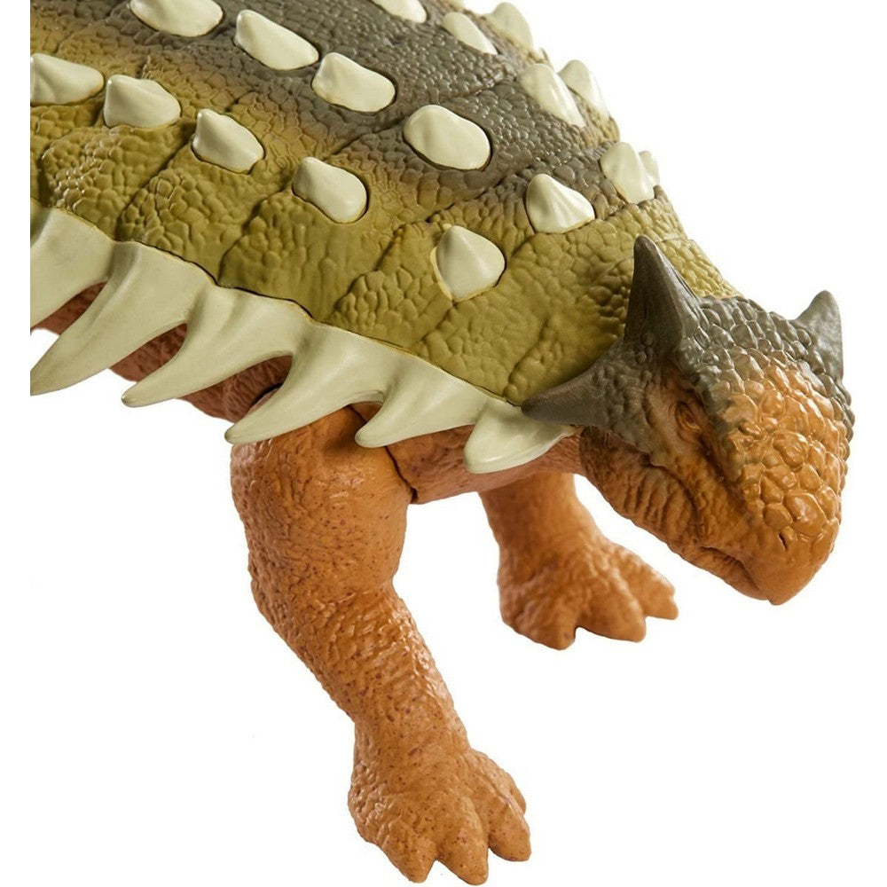 Jurassic World Ankylosaurus Ruge Y Golpea Mattel Hdx36