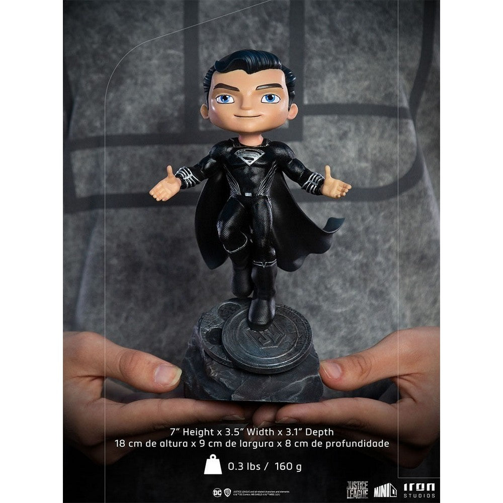 Figura Superman Black Suit Minico 51921 Iron Studios