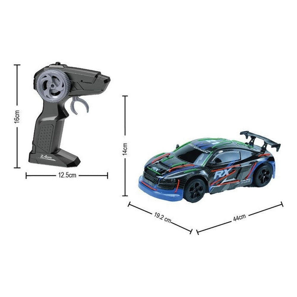Auto Neon Monster Furius Racing Rc Sports 1:10 025891 Ns