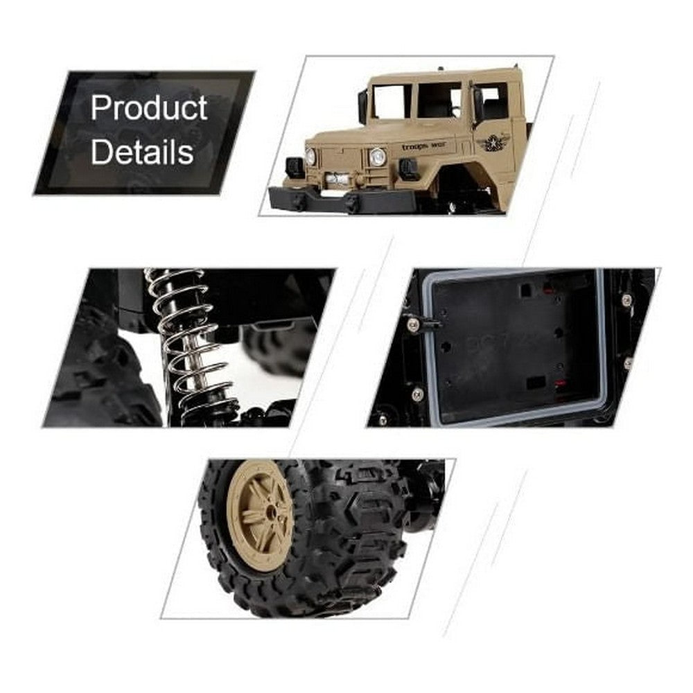 Camioneta Militar Amphibius R/c 4wd Militry 1:12 Northsun