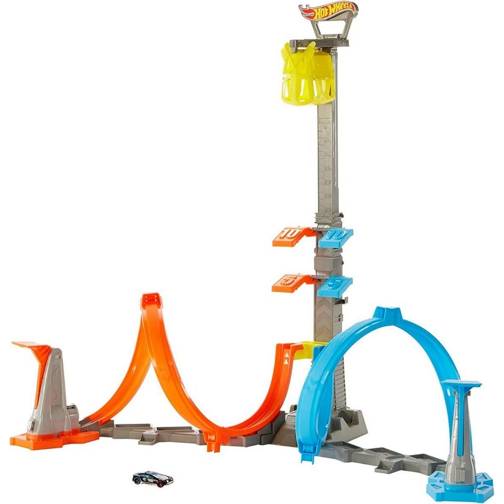 Hot Wheels Juego De Pistas Bucle Y Lanzamiento Grw39 Mattel