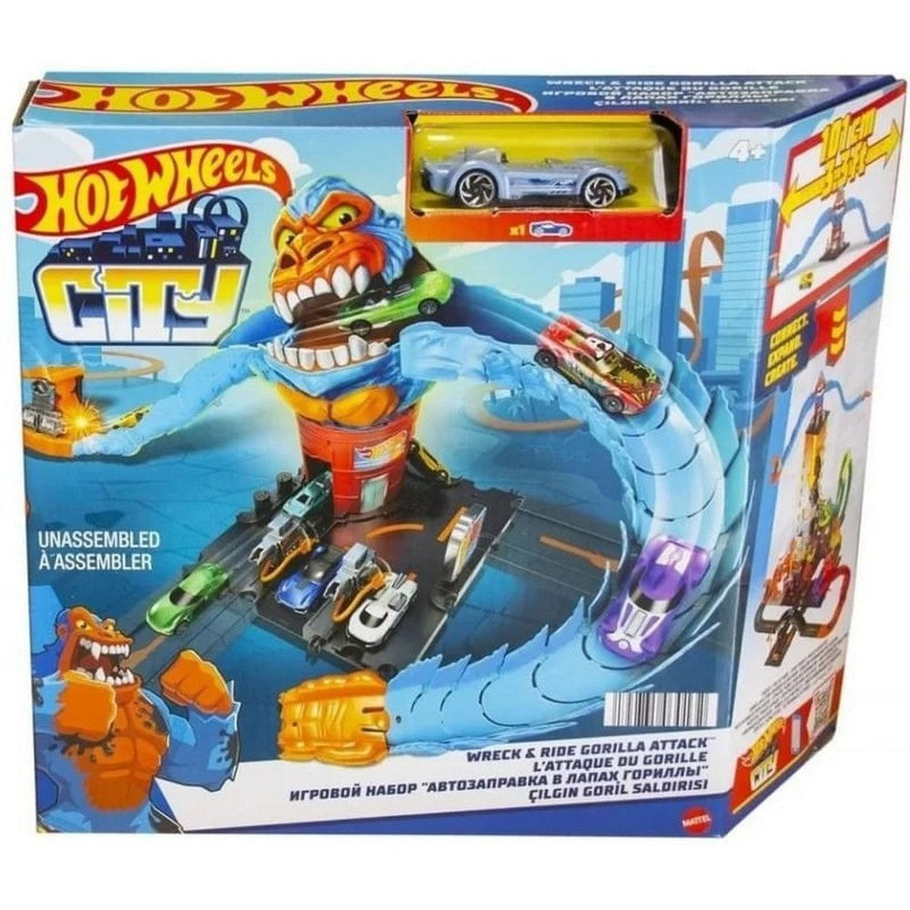 Hotwheels City Pista Gorilla Attack Hdr30 Mattel