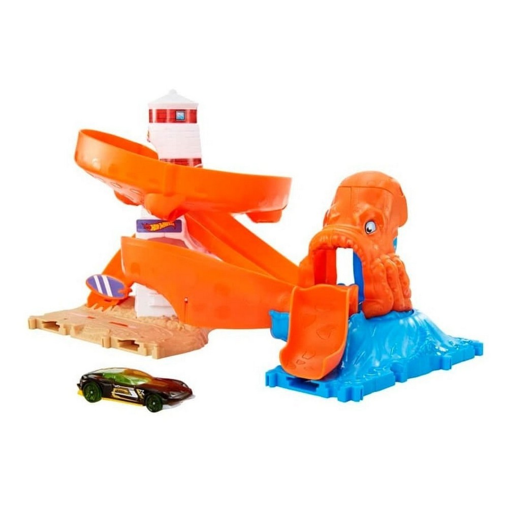 Hot Wheels City Octopus Invasion Attack Playset Hdr31 Mattel