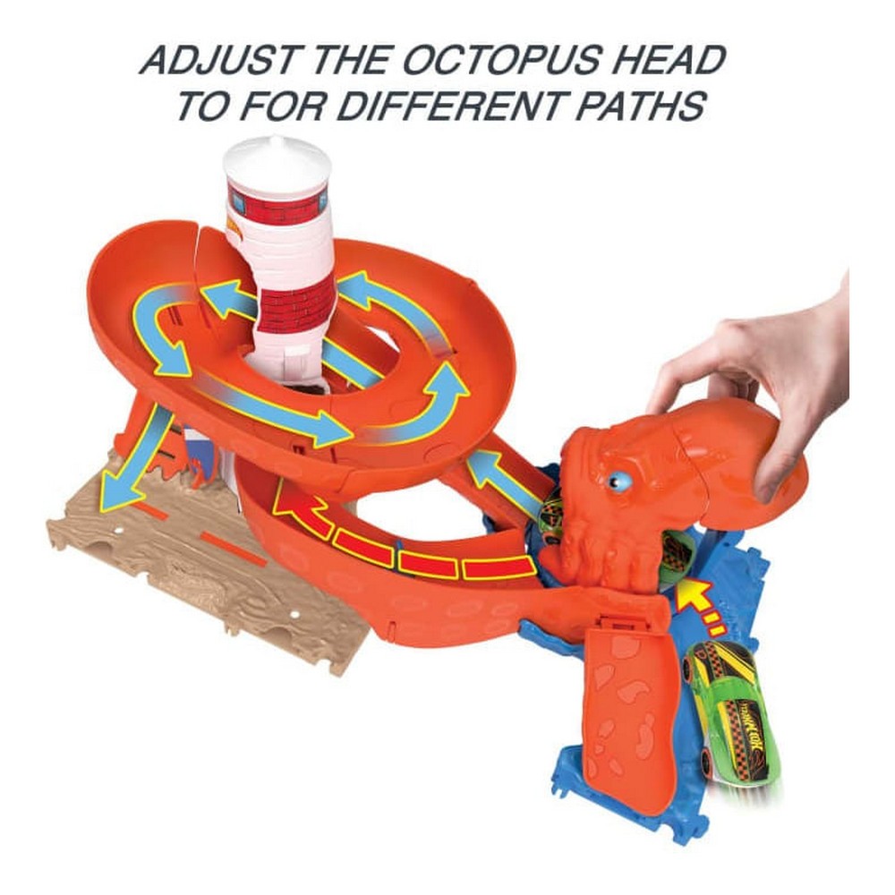 Hot Wheels City Octopus Invasion Attack Playset Hdr31 Mattel