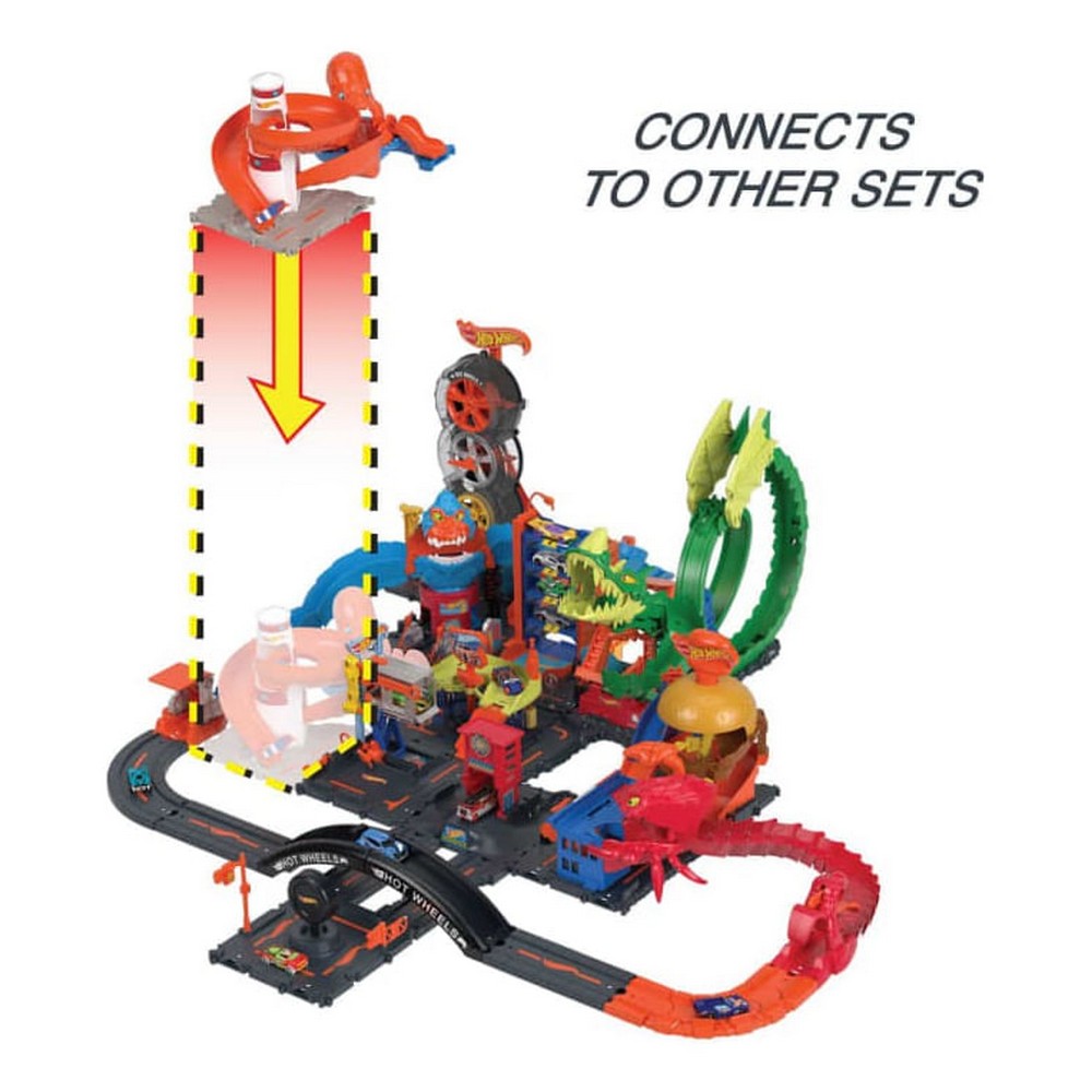 Hot Wheels City Octopus Invasion Attack Playset Hdr31 Mattel