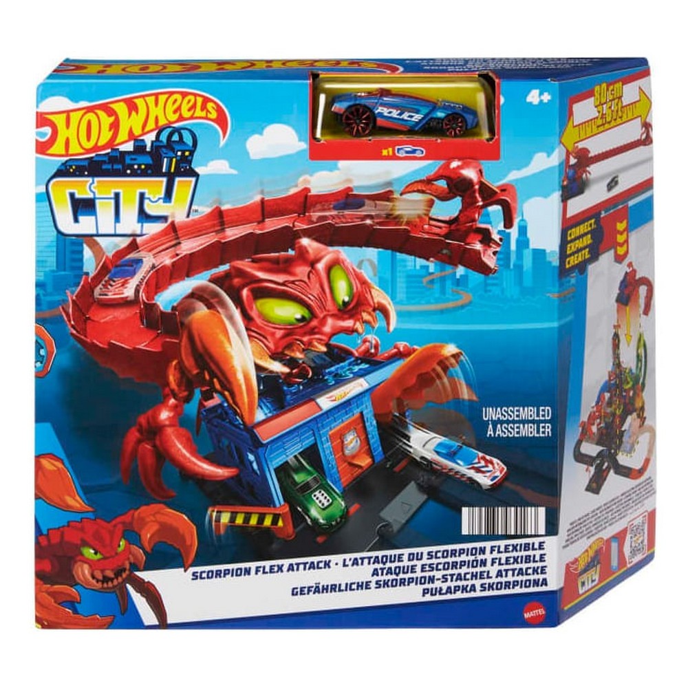 Hot Wheels City Ataque Del Escorpión Flexible Hdr32 Mattel