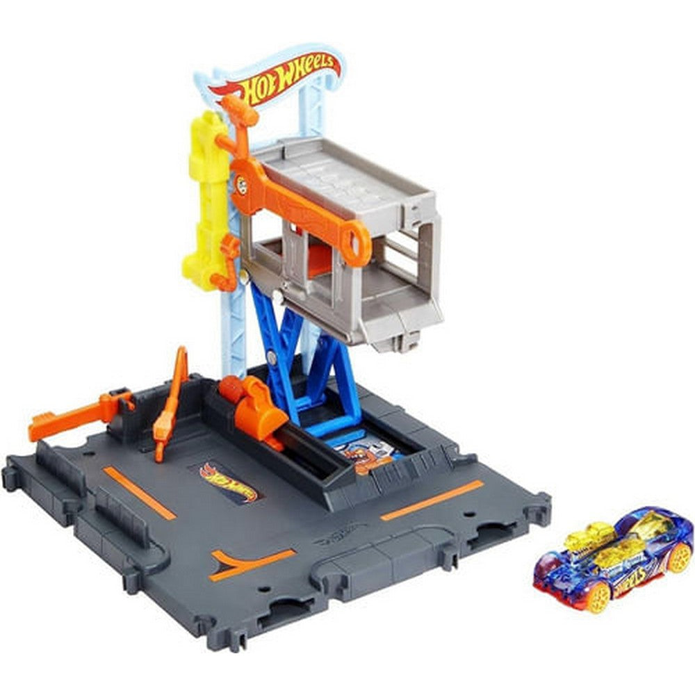 Hotwheels City Taller De Reparación Hdr25 Mattel