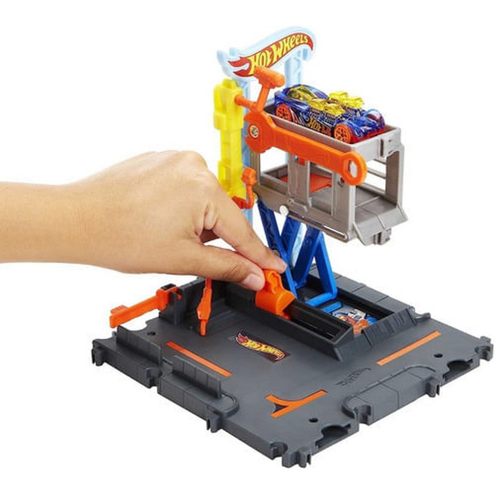Hotwheels City Taller De Reparación Hdr25 Mattel