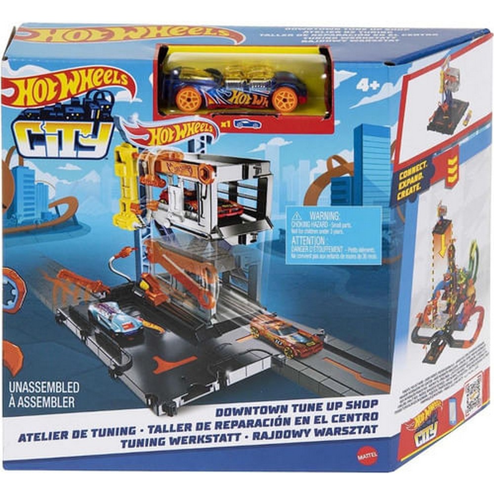 Hotwheels City Taller De Reparación Hdr25 Mattel