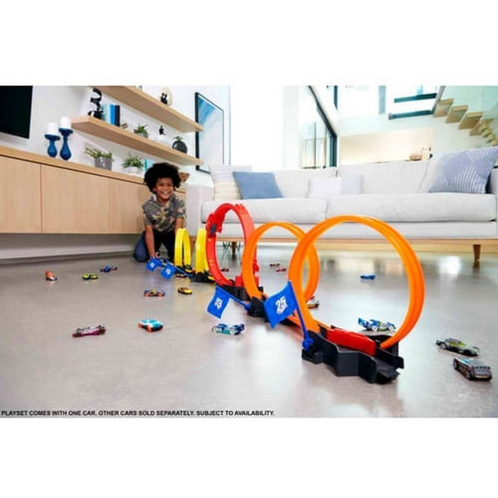 Hot Wheels Pista Multi-loop Raceoff Hdr83 Mattel
