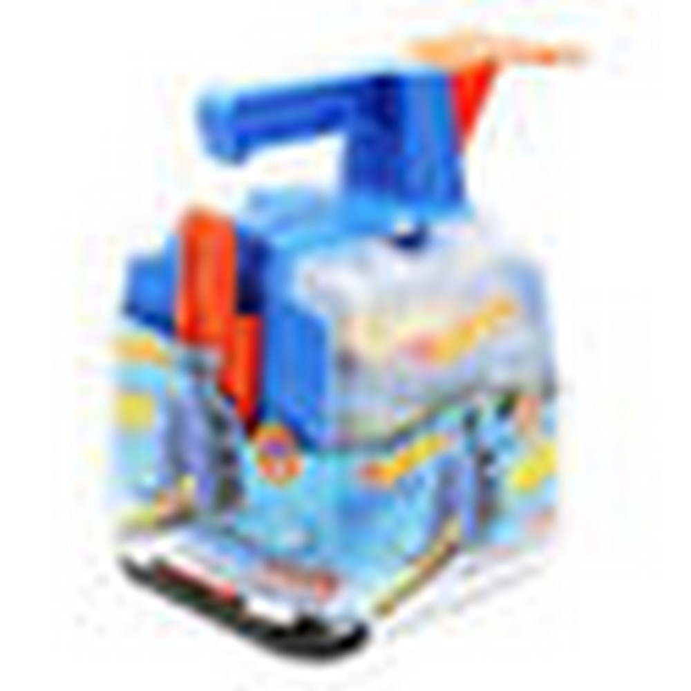 Hot Wheels Track Builder Lanzador Tramos Gcf92 Mattel Color Azul Y Naranja