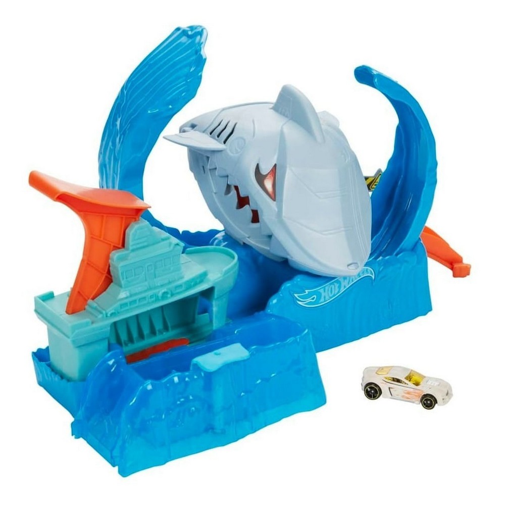 Pista Hot Wheels City Ataque Robo Tiburón Gjl12 Mattel