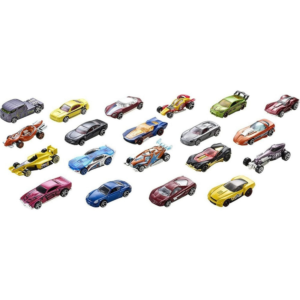 Hot Wheels Pack X 20 Autos Escala 1:64 H7045 Mattel Color Multicolor