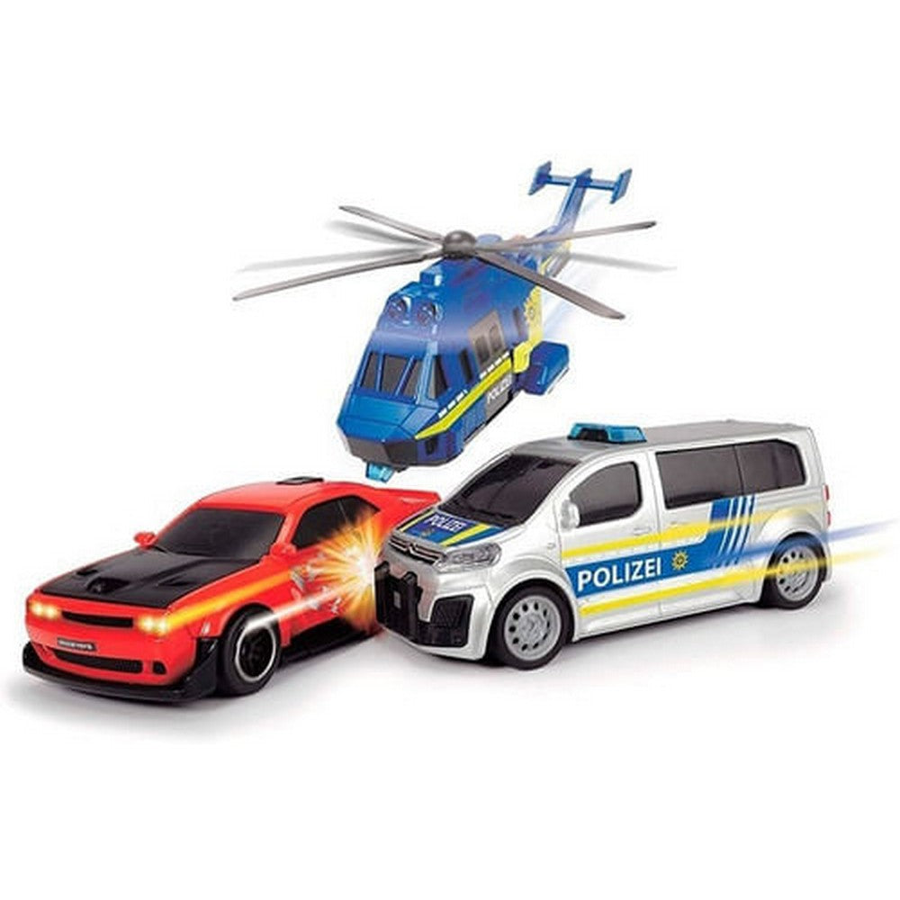 Dickie Policía Internacional Con Helicóptero 203715011038