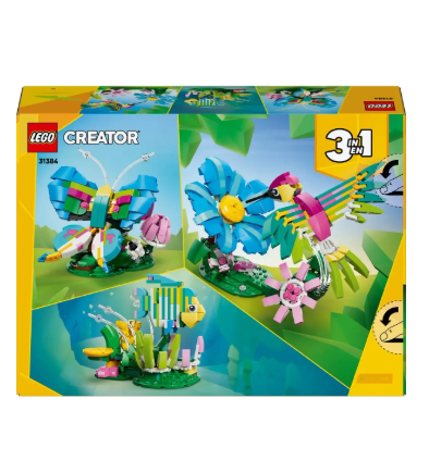 Lego Creator 3 En 1: Fauna Salvaje Colibrí De Colores 31384 312 Colibrí