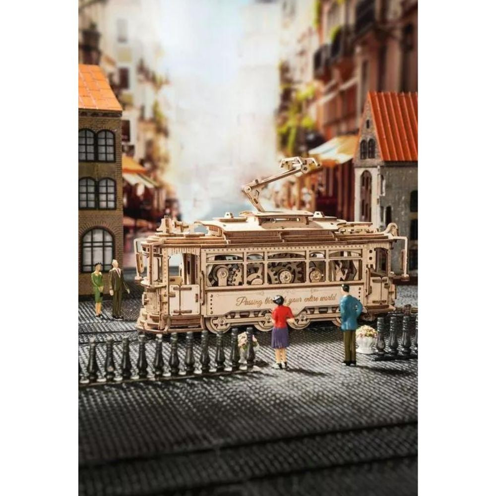Robotime Puzzle 3d Tranvía Urbano Clásico Lk801 Rokr