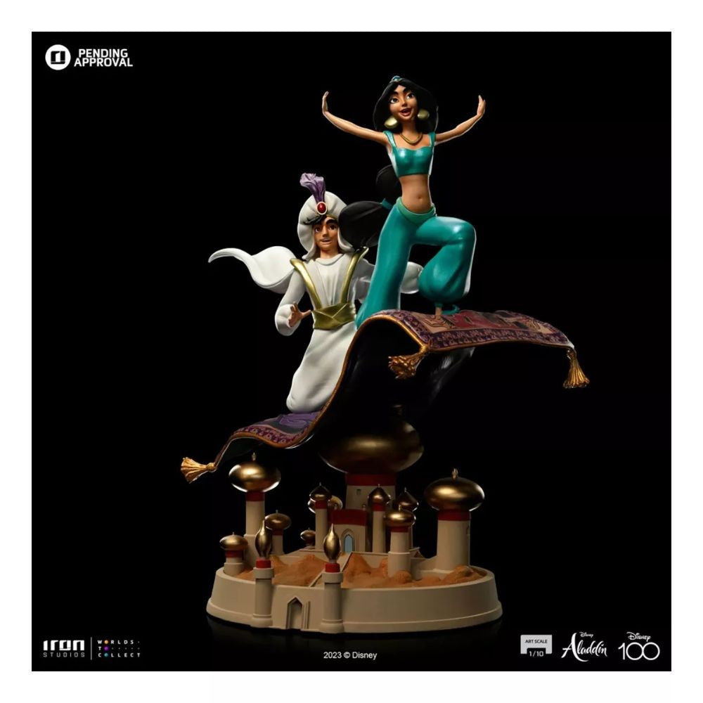 Figura 1/10 Aladdin Y Jazmín Disney 86823 Iron Studios