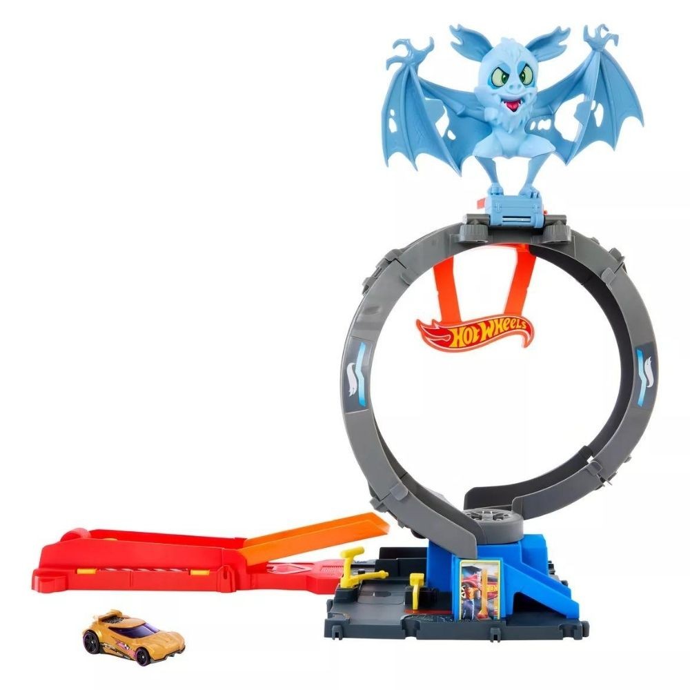 Hotwheels City Pista Ataque De Murcielago Htn78