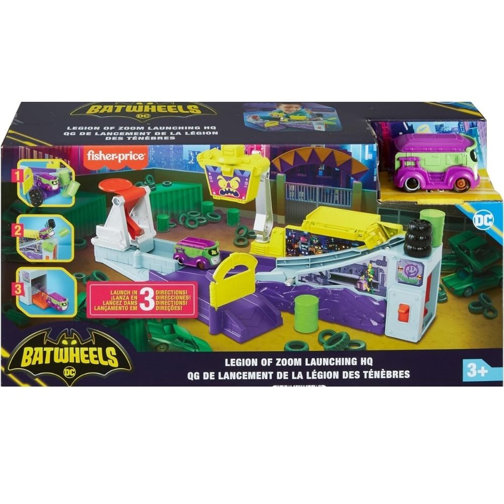 Fisher Price Batwheels Pista Legión De Zoom Hnp07