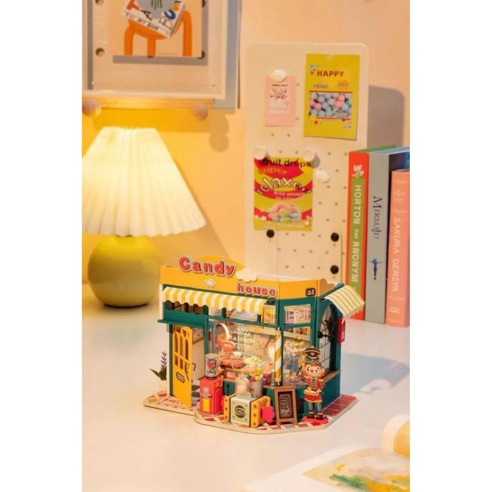 Robotime Puzzle 3d Rainbow Candy House Dg158 Rolife