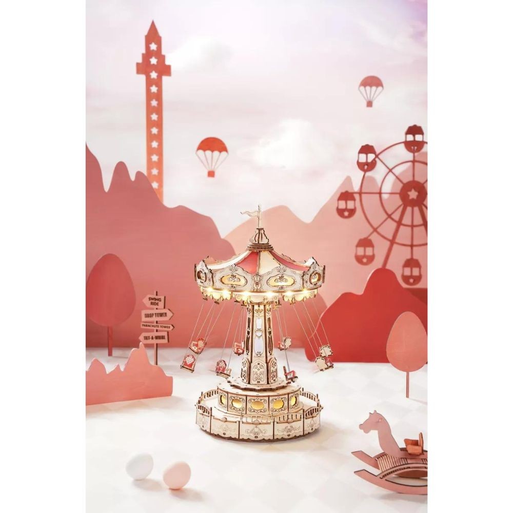 Robotime Puzzle 3d Paseo En Columpio Ea02 Rokr