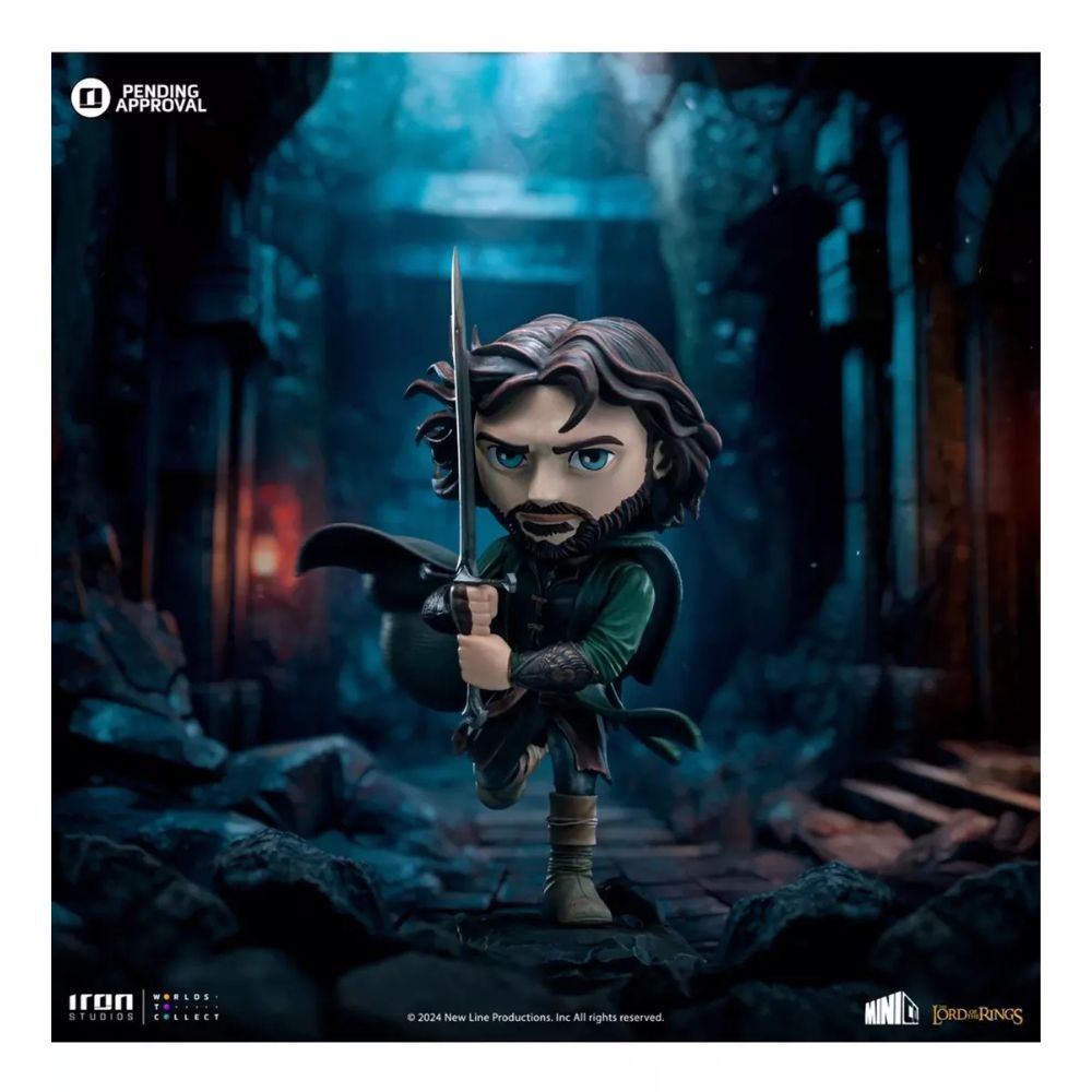 Figura Aragorn Lord Of The Rings Minico 98223 Iron Studios