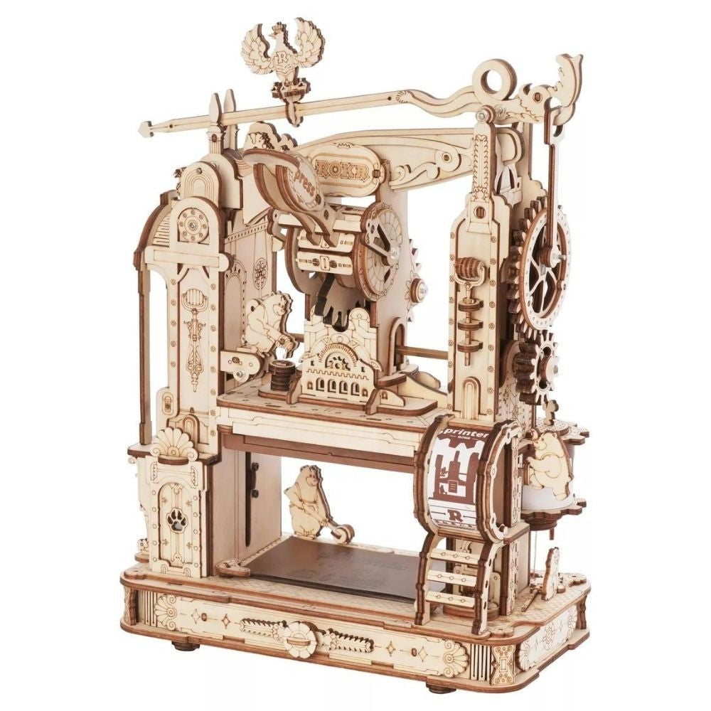Robotime Prensa De Impresión Clásica Puzzle 3d Lk602 Rokr