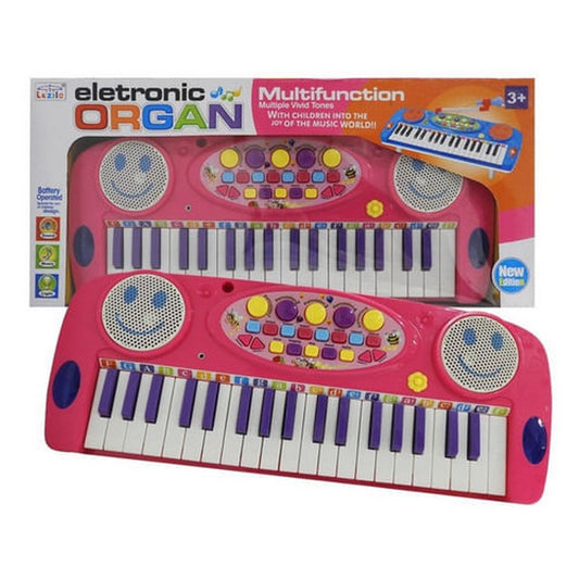 Órgano Electrónico Con Micrófono 37 Teclas 809702 Color Rosa