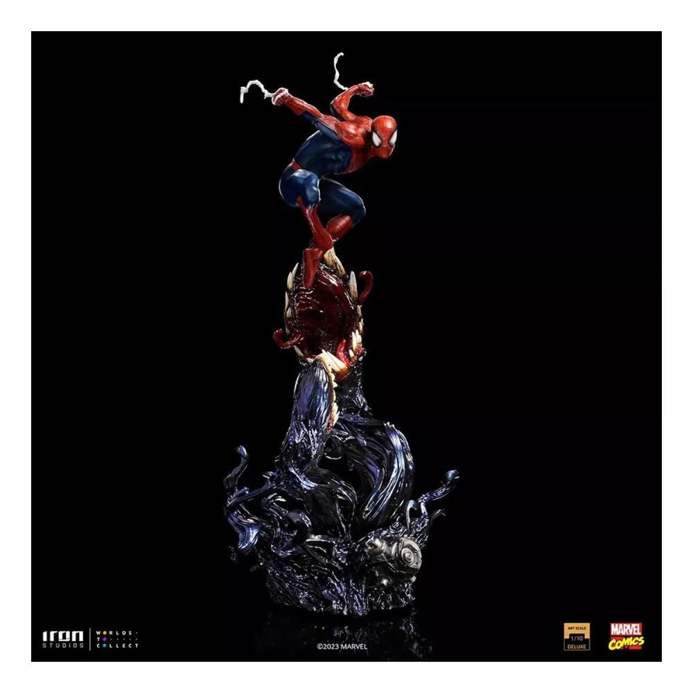 Figura 1/10 Deluxe Spiderman Vs Villanos 84623 Iron Studios