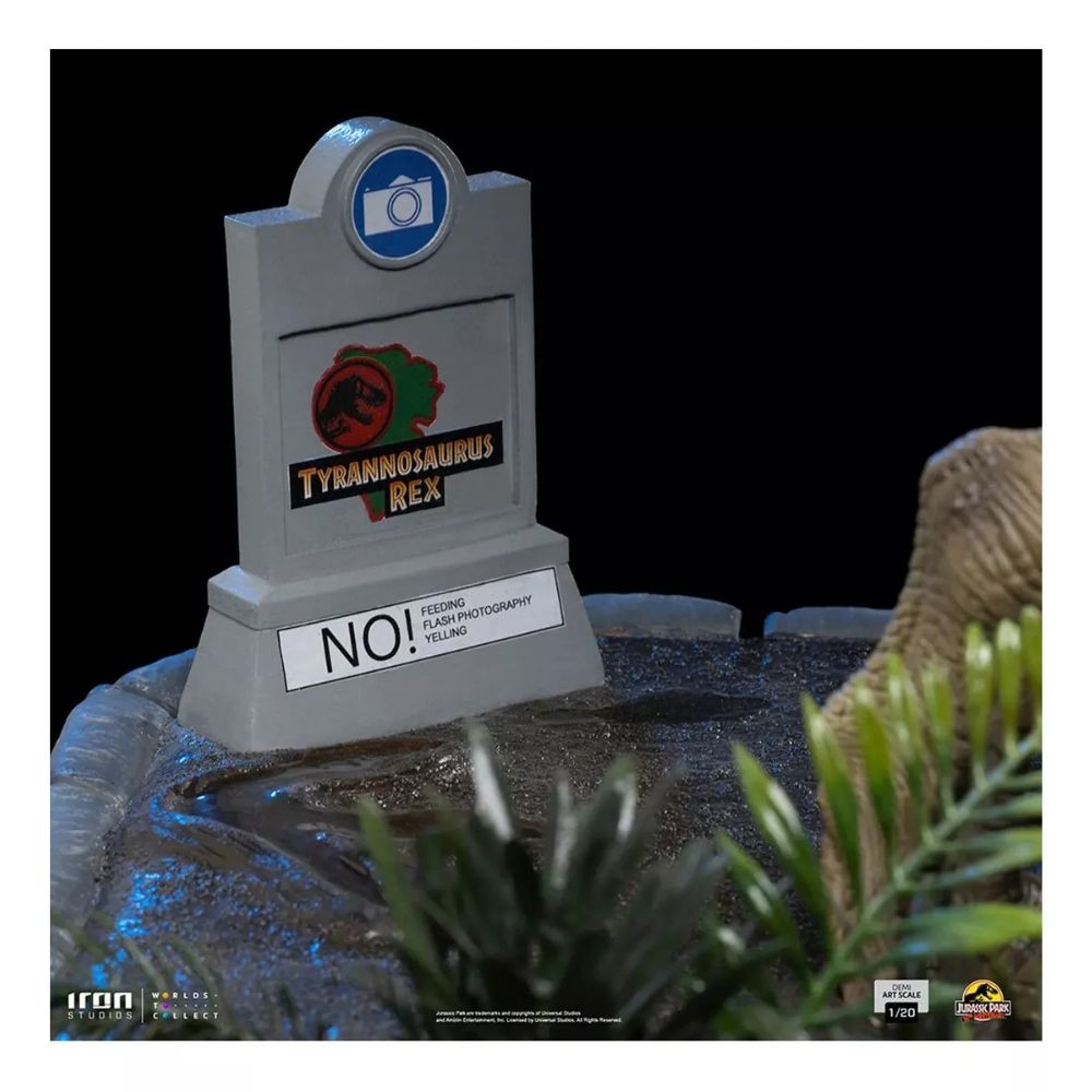Rex And Donald Gennaro Jurassic Park Demi 1/20 Iron Studios