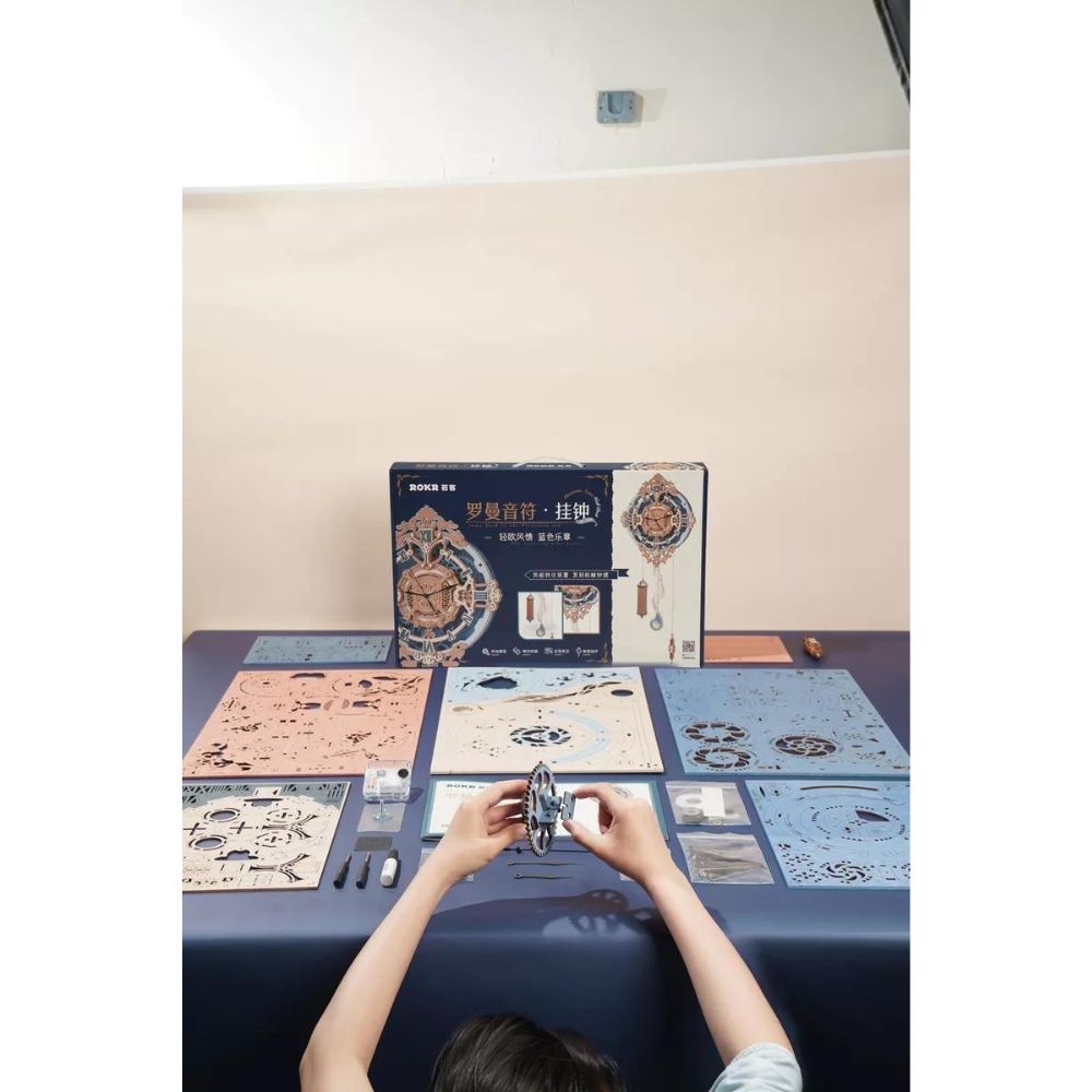 Robotime Puzzle 3d Reloj De Pared Romantic Notes Lc701 Rokr