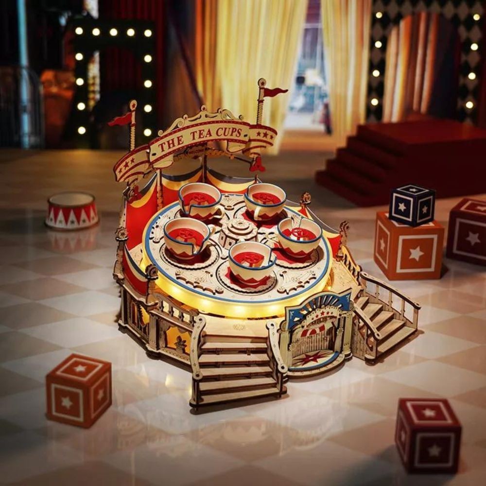 Robotime Puzzle 3d El Baile De Las Tazas Ea04 Rokr
