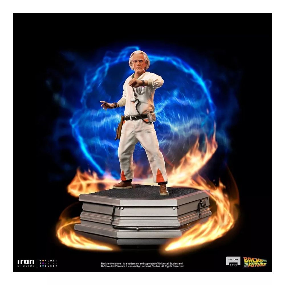 Figura 1/10 Doc Brown Back To The Future 82123 Iron Studios
