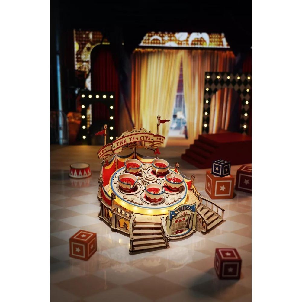 Robotime Puzzle 3d El Baile De Las Tazas Ea04 Rokr