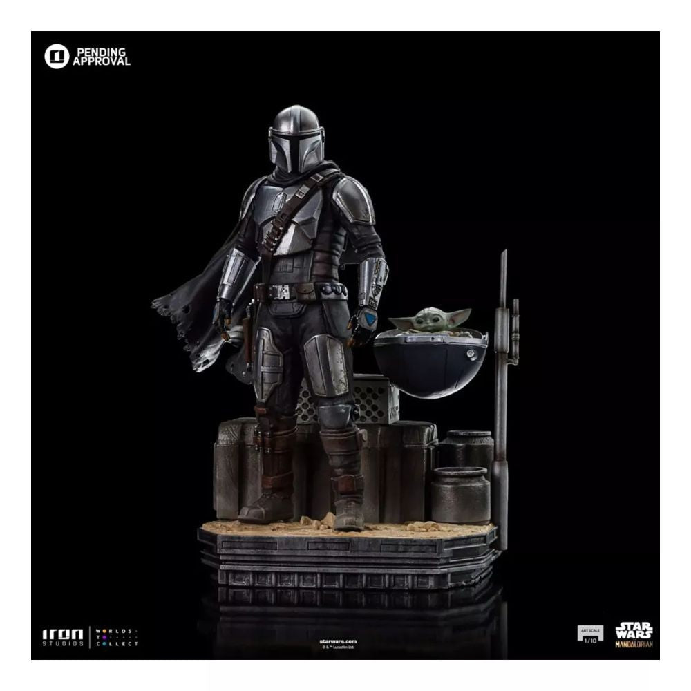 Figura 1/10 Din Djarin And Din Grogu 94923 Iron Studios
