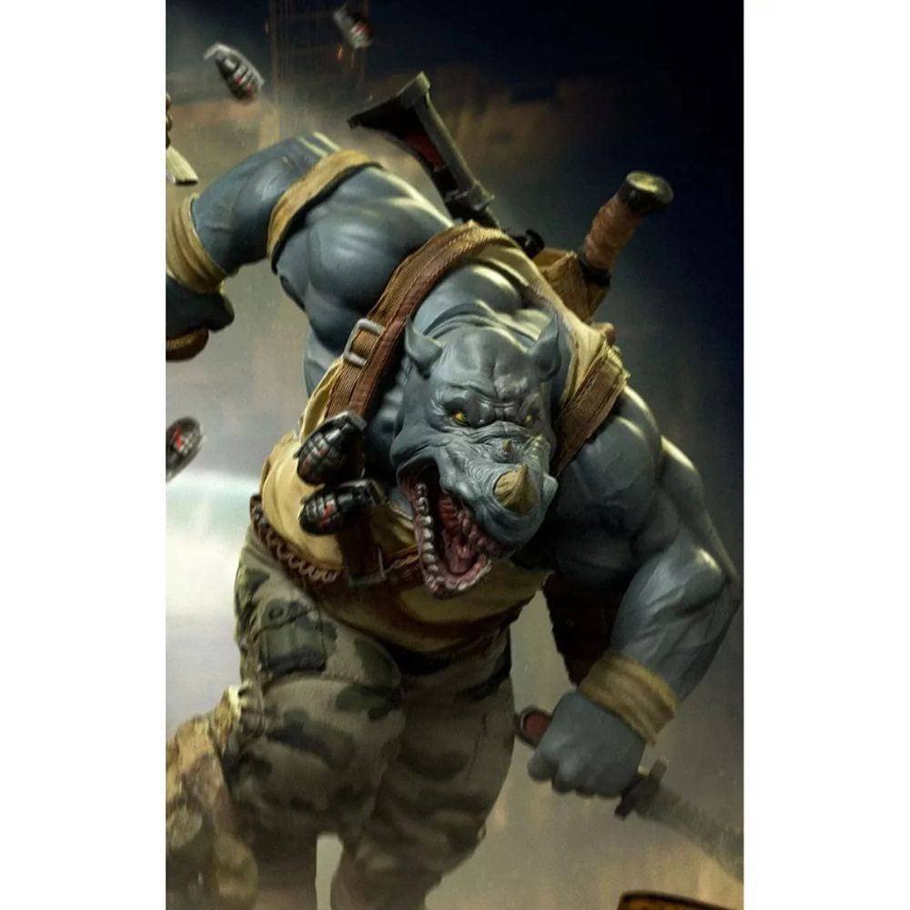 Figura Bds Escala 1/10 Rocksteady Tmnt 81023 Iron Studios