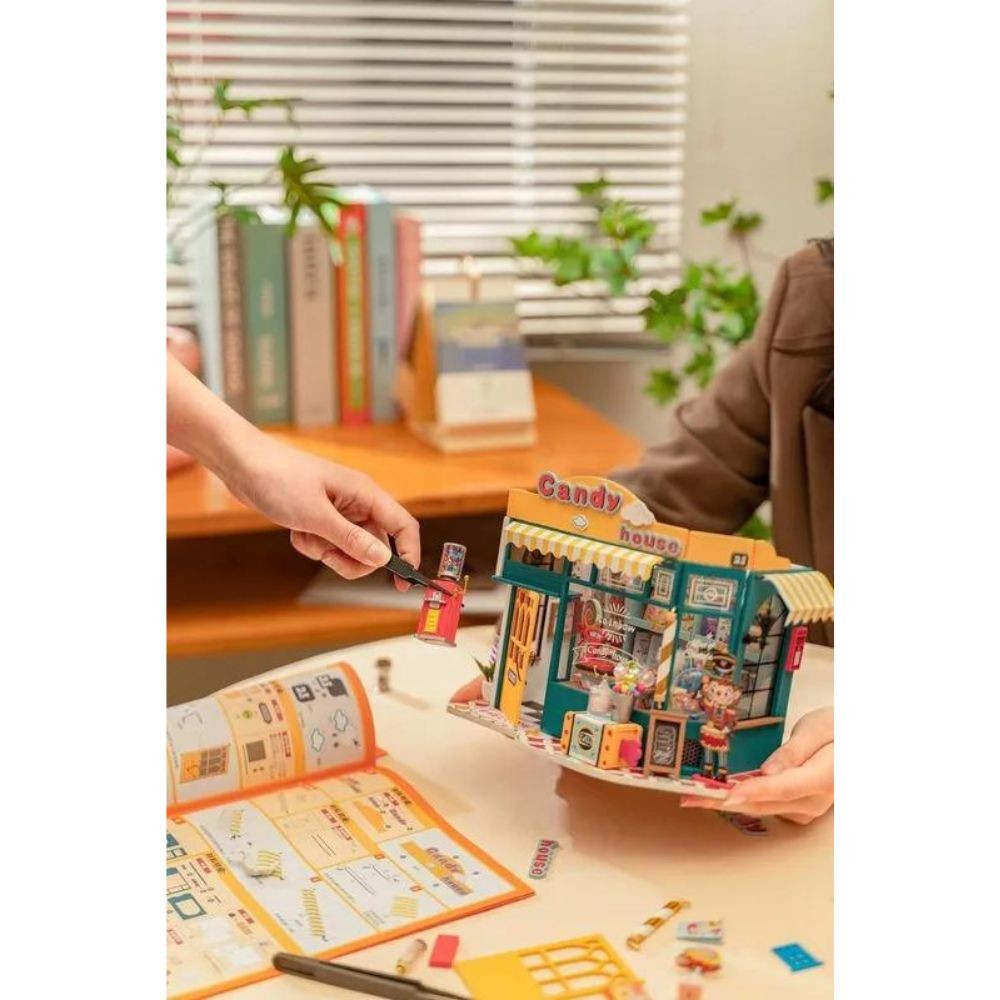 Robotime Puzzle 3d Rainbow Candy House Dg158 Rolife