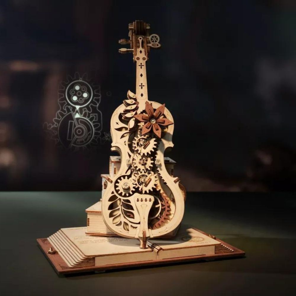 Robotime Puzzle 3d Violonchelo Mágico Amk63 Rokr