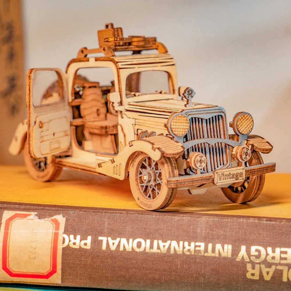 Robotime Puzzle 3d Auto Antiguo Tg504 Rolife