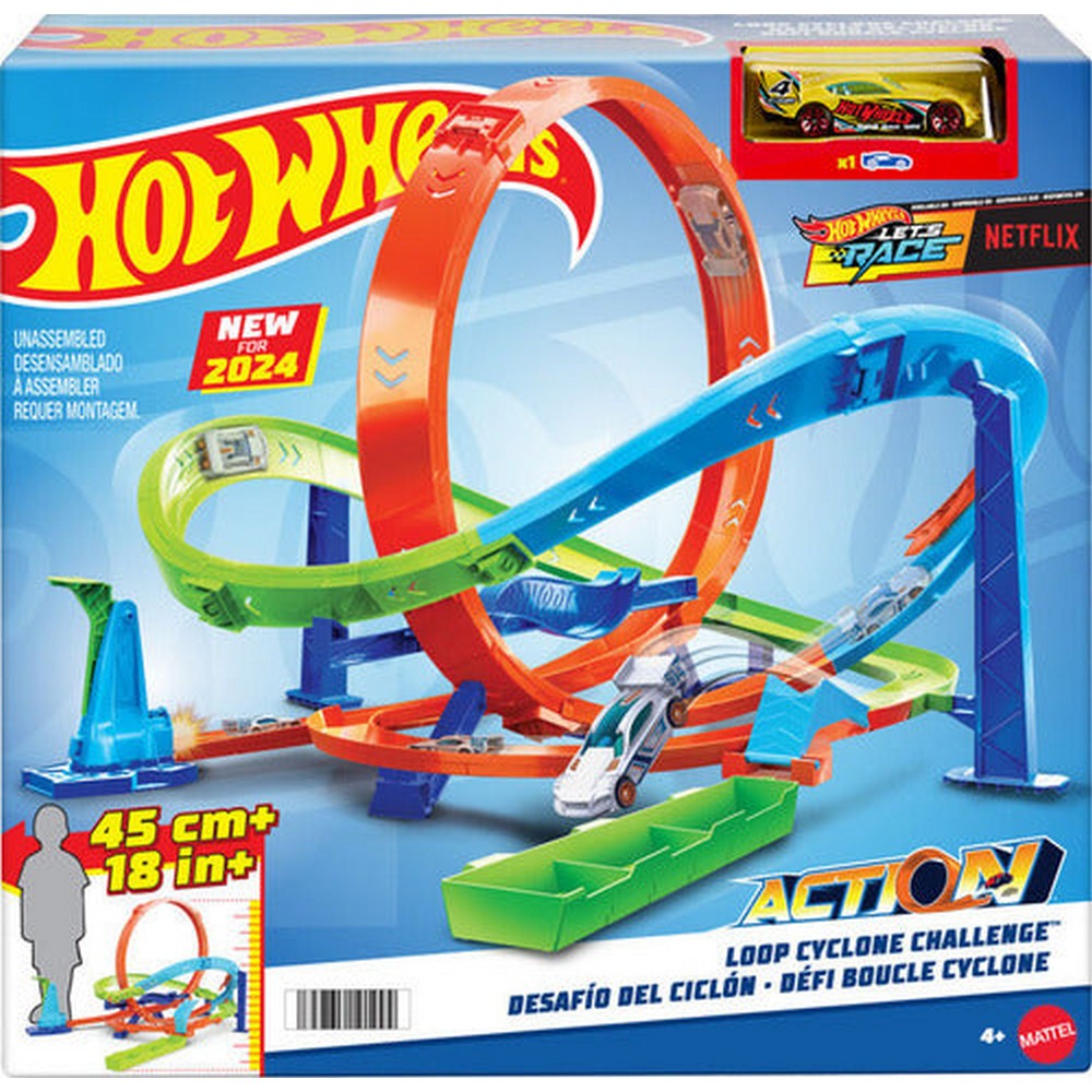 Pista Hot Wheels Action Desafio Del Ciclon Htk16 Mattel