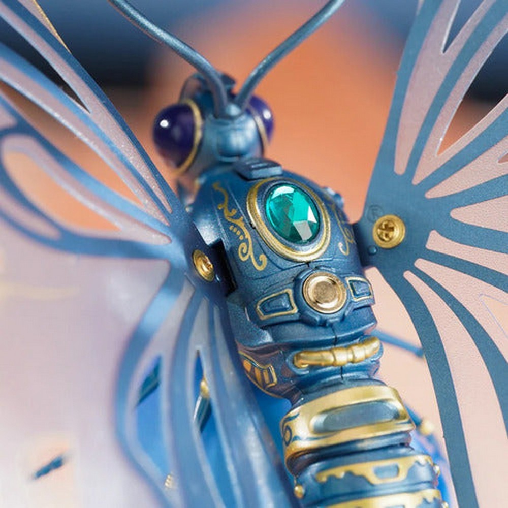 Rompecabezas 3d Diseño Mariposa Sobre Flor Robotime